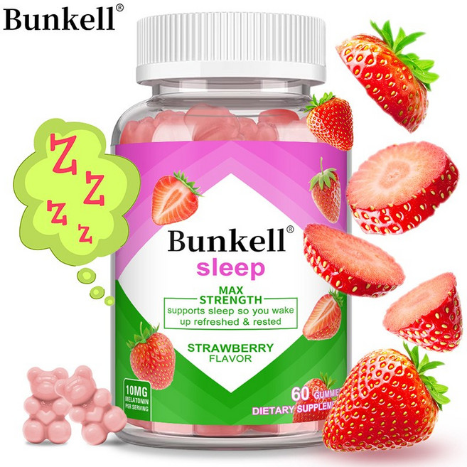 수면젤리 - 카모마일이 함유되어 편안한 수면을 돕고 수면의 질을 높여주어 성인에게 적합, 3개, 60정