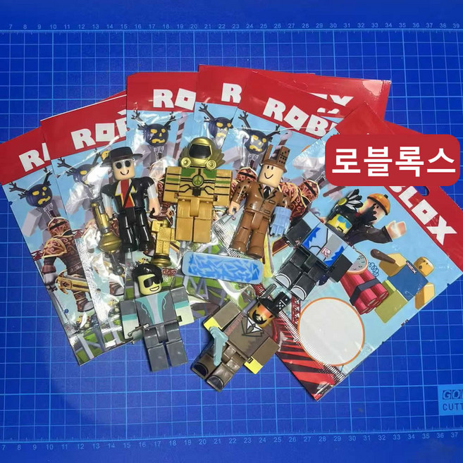 로블록스 블럭 장난감 미니 남아 선물 관절 피규어 캐릭터 figure toy, 6개