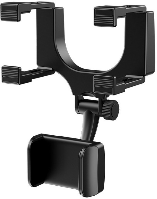 블랙박스 거치대 블랙 박스 차량용 거치대|차량용 백미러 핸드폰 거치대 자동차 백미러 범용 내비게이션 거치대 블랙박스 고정 클립, 블랙, 하나