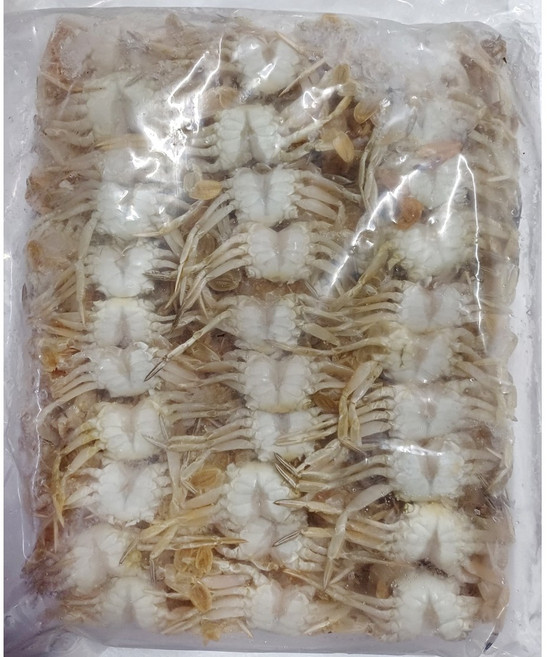 베이비크랩 1kg x 5ea (아이스박스+아이스팩포함)/ 냉동게 튀김게 미니꽃게 빵게 미니게 꽃게, 5개