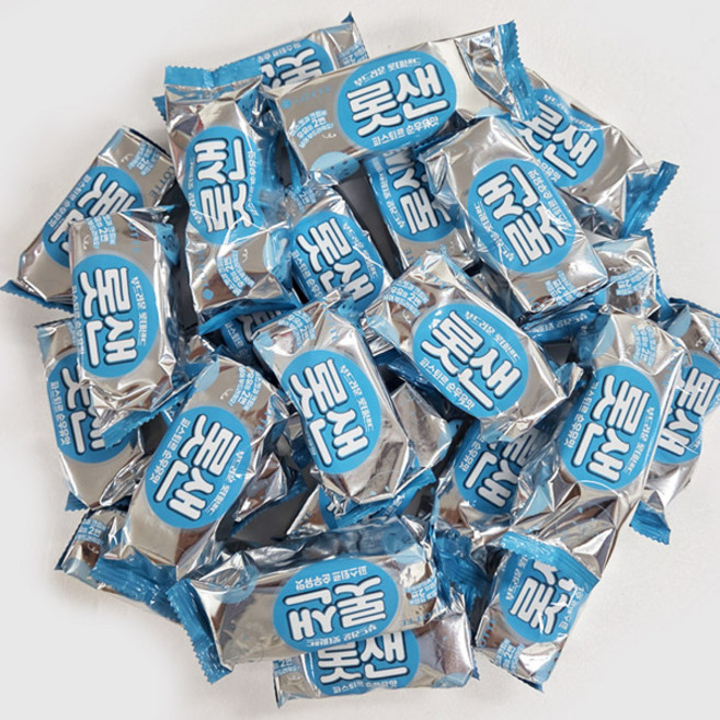 롯데 롯데샌드 파스퇴르 순우유맛 어린이집 유치원 등산 탕비실 개별포장 간식, 20개, 52.5g