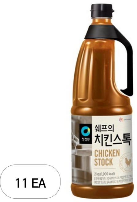 청정원 쉐프의 치킨스톡, 2kg, 11개