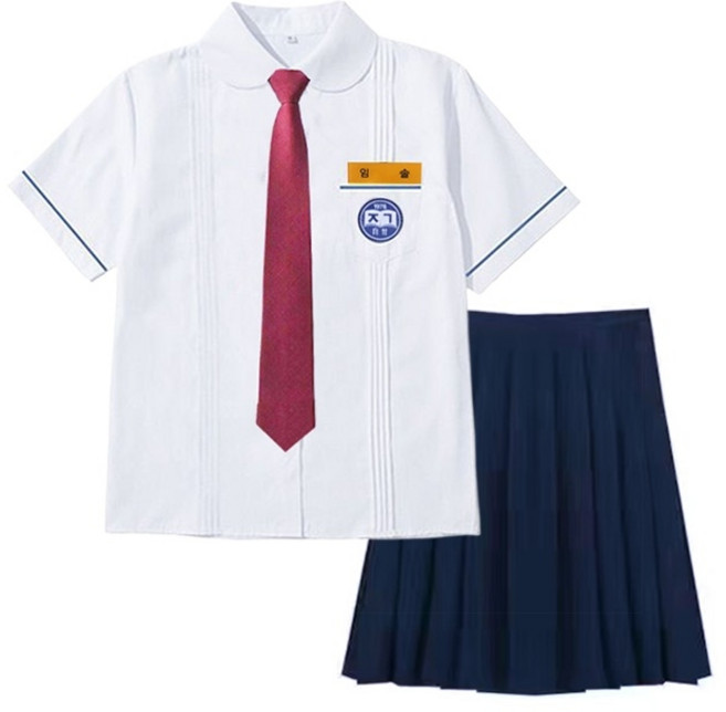 선재업고튀어 교복 흰색 셔츠 스쿨룩 주름치마 류선재 임솔 교복