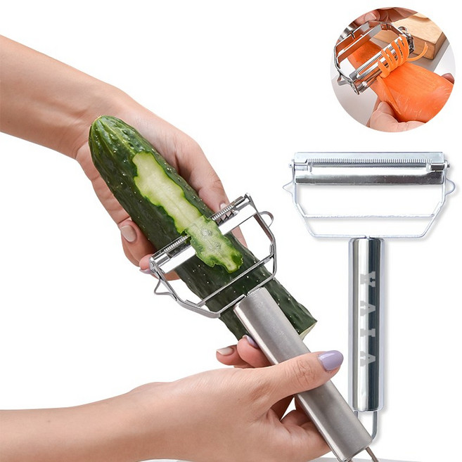 멀티채칼 비바채칼 채칼모음 채썰기 필러 슬라이스 감자칼 스텐 커터, 01. 멀티채칼, 1개