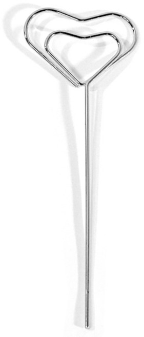 메모꽂이 클립 하트, 3개