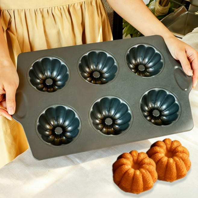 코타 구겔호프틀 8.5cm (6구) 베이킹틀 빵팬, 1개