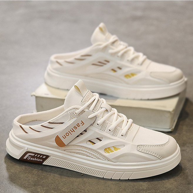 꽃소담 남자 패션 뮬스니커즈 메쉬 반블로퍼 운동화 (사이즈 245/250/255/260/265/270) HZHF1094