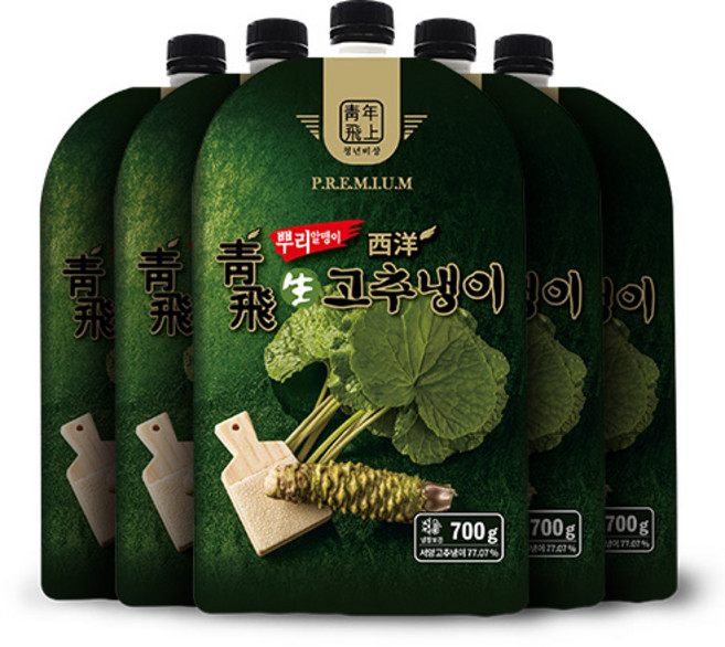 청비 생고추냉이 (700g/12봉), 12개, 700g