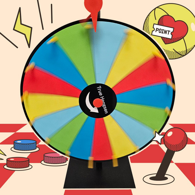 트루행센 룰렛돌리기 회전 돌림판 추첨, 1개