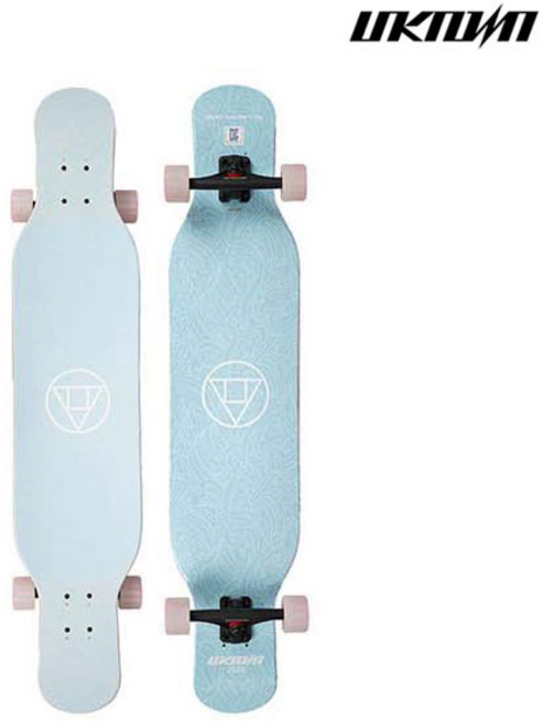 언노운 고급형 K-LONGBOARD 42 44 46 인치 댄싱 롱보드 티툴구성, UN K-Longboard 42인치 Skyblue, 1개