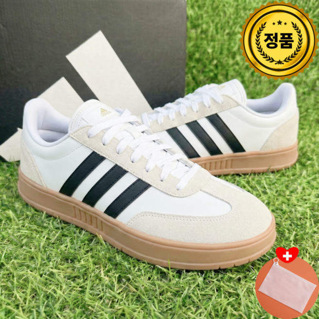 아디다스 그라다스 남녀공용 운동화 스니커즈 화이트 블랙