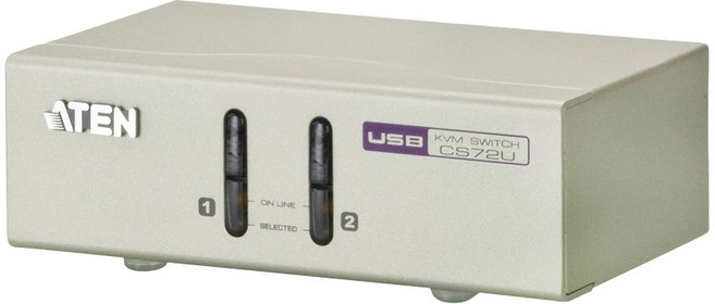 ATEN 2埠 USB KVM 多電腦切換器 CS72U, 1個