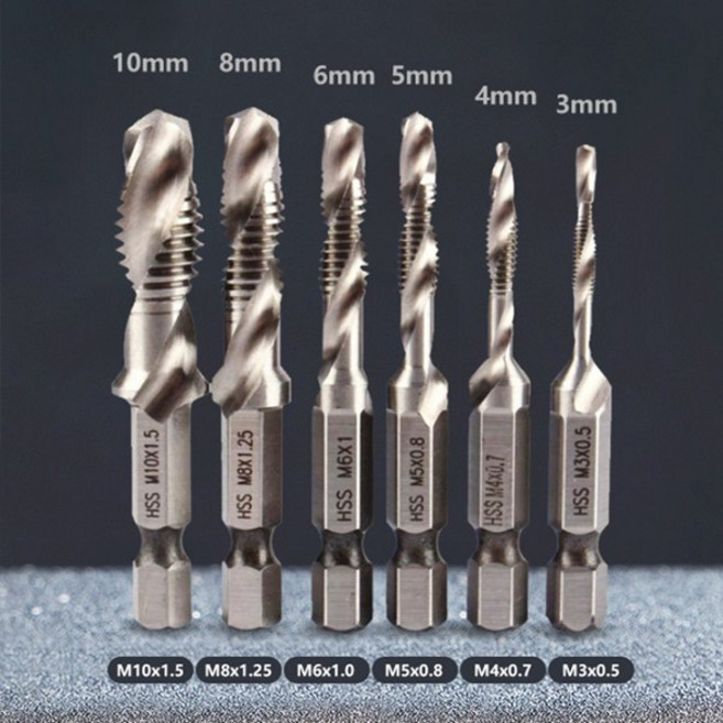 라인테크 탭핑비트 6종 세트, 1개