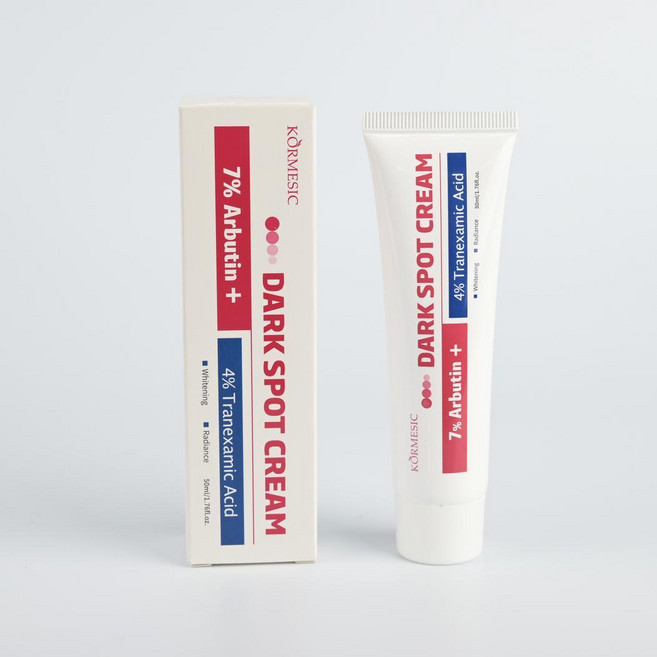 색소침착 개선 기미 잡티 완화 미백 크림 아르부틴 트라넥삼산, 3개, 50ml