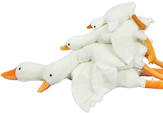 모찌 초대형 거위 바디필로우 160cm 나혼산 조규성 애착 동물쿠션 대형 수면 쿠션 IH, 보들보들 거위 160cm