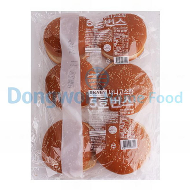삼립 참깨 햄버거빵, 465g, 1개