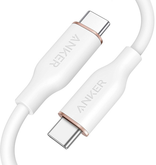앤커 파워라인3 플로우 USB-C to C 케이블 A8552, 클라우드 화이트, 1개