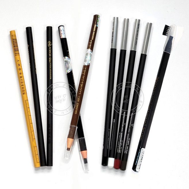 뷰티링크 최고급형 전문가용 밀라노펜슬 디자인펜 반영구부자재 반영구재료, 화이트, 1개