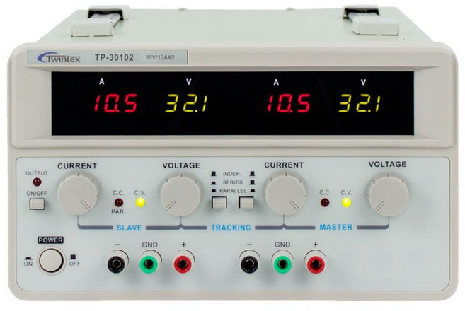 【Twintex】TP-30102 雙輸出直流電源供應器, 1個, TP-30102