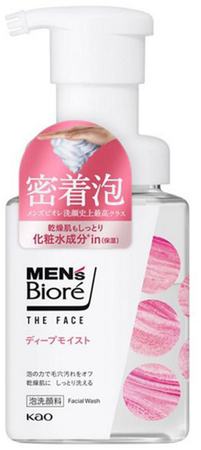 Biore 蜜妮 男士深層保濕洗面乳, 1個, 200ml