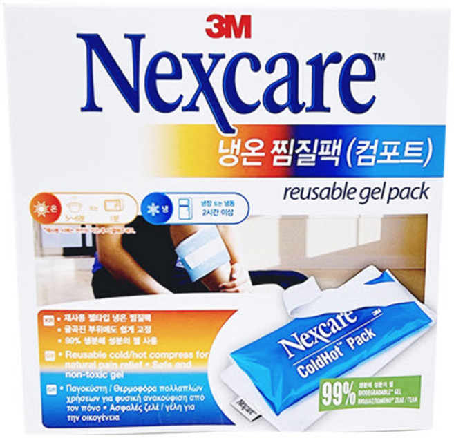 3M 넥스케어 냉온 찜질팩 컴포트 온찜질 재사용가능 얼음팩