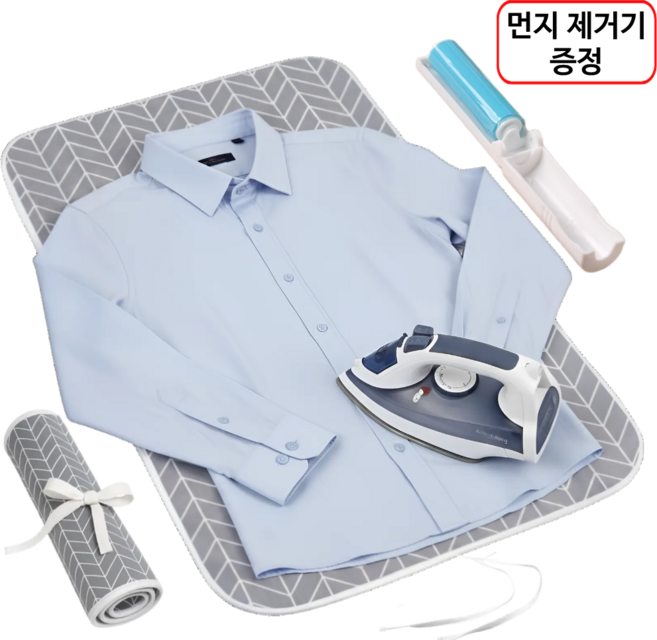 애져요 2세대 접이식 다리미 매트, 그레이패턴