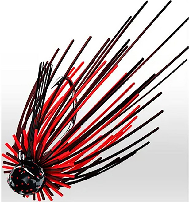 하스다 러버지그 배스 루어, 1개, 5g, 레드