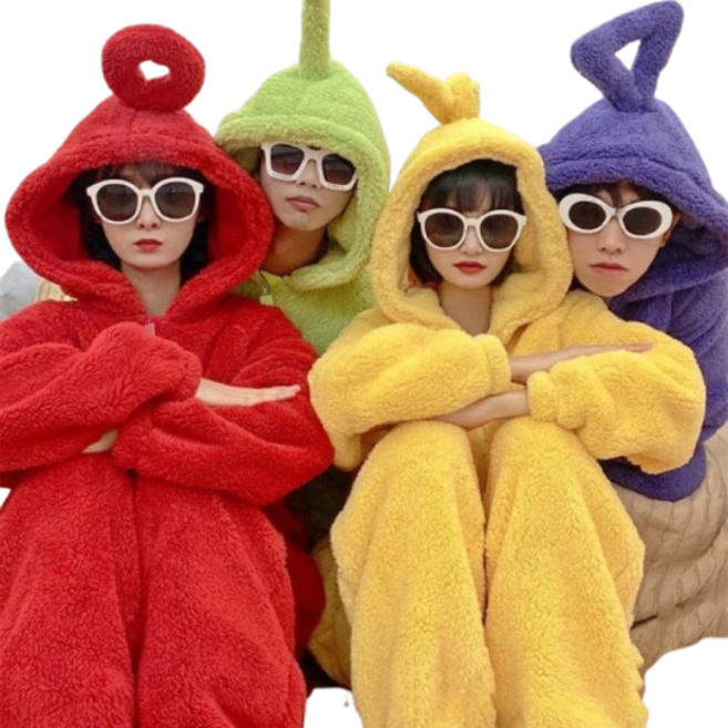 퓨어몰링 인싸템 텔레토비 수면잠옷 캐릭터 원피스잠옷 파자마