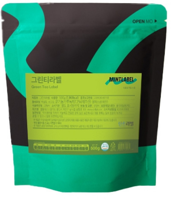 셀플러스 민트라벨 그린티라벨 파우더 500g 2개세트, 1개입, 2개