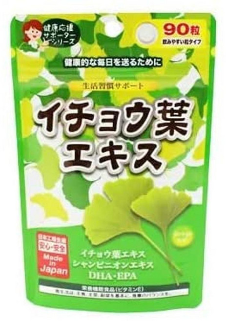 JGF/BC/H/D 일본직구 은행잎 추출물 90알, 1개