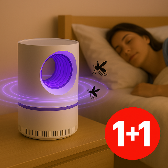 [USB] 1+1 오해디랩 저소음 LED 해충 퇴치 수면조명, 모기퇴치기1+1