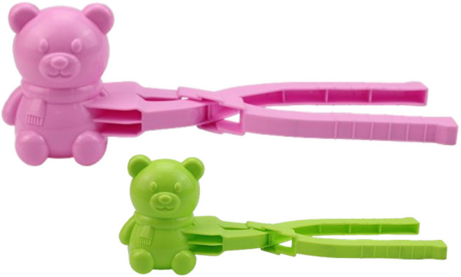 비버리코 곰돌이 눈집게 소형+대형 세트 색상랜덤, 1개