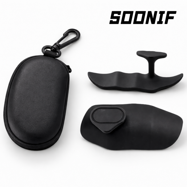 수니프 헬스 굳은살 방지 실리콘 장갑 패드 그립, 블랙, 1세트