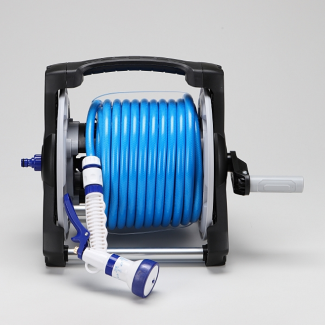 삼정크린 릴호스 세차 호스 분사기 물호수 22m 30m 베란다 워터릴 정원 물청소, 40m, 1개