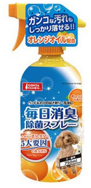 GONTA CLUB 柑橘消臭噴劑, MK-DP-245, 750ml, 1瓶