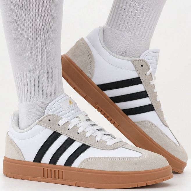 아디다스 남녀공용 천연가죽 스니커즈 스웨이드 운동화 레트로 패션화 검솔 굽 낮은 빈티지 단화 데일리 로우탑