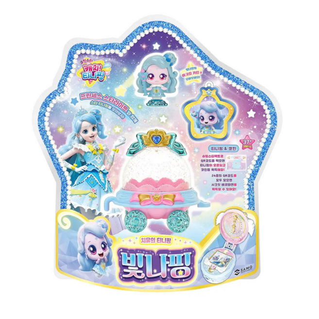 [에스에이엠지엔터테인먼트] 슈팅스타 캐치티니핑 빛나핑 피규어, 1개