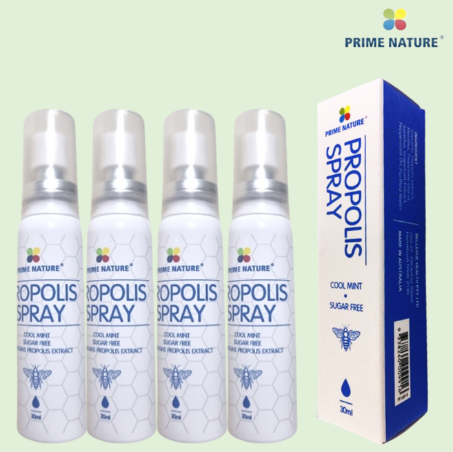 호주면세점 뿌리는 프로폴리스 스프레이 호주산 프로폴리스, 30ml, 4개