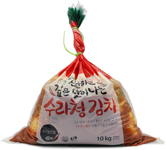 수라청포기김치 10kg, 1개