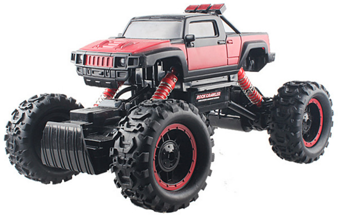 프루그 오프로드 RC카 몬스터 트럭 HB-P1401, 레드, 1개