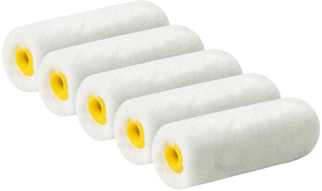 강아지롤러 4인치 수성 유성 페인트롤러붓 5EA, 5개