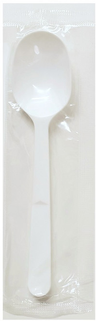 생활을그리다 스푼 빙수용 14cm 개별포장 화이트, 300개입, 1세트