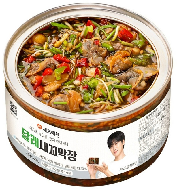 셰프애찬 쫄깃하고 향긋한 달래 새꼬막장 꼬막장 꼬막무침 꼬막비빔장, 400g, 1개