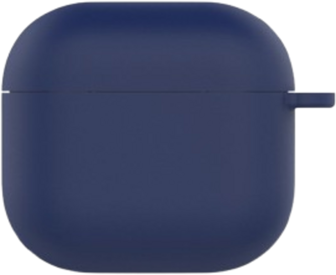ozskin 에어팟4 실리콘 케이스 16컬러, S네이비, 1개