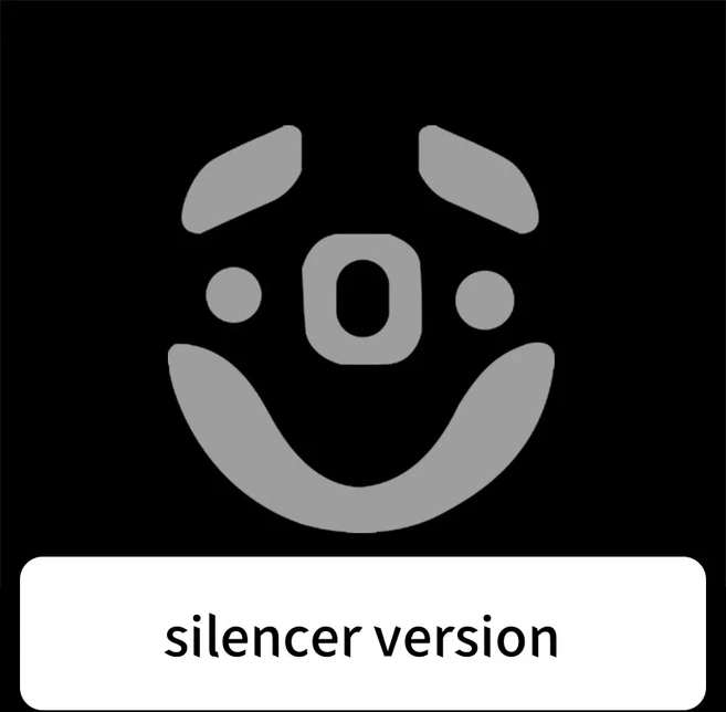1세트 울트라글라이드 마우스 스케이트 (Fnatic x Lamzu Maya X 브레이크 컨트롤 스피드 사일런스 피트 ICE, 03 silencer version