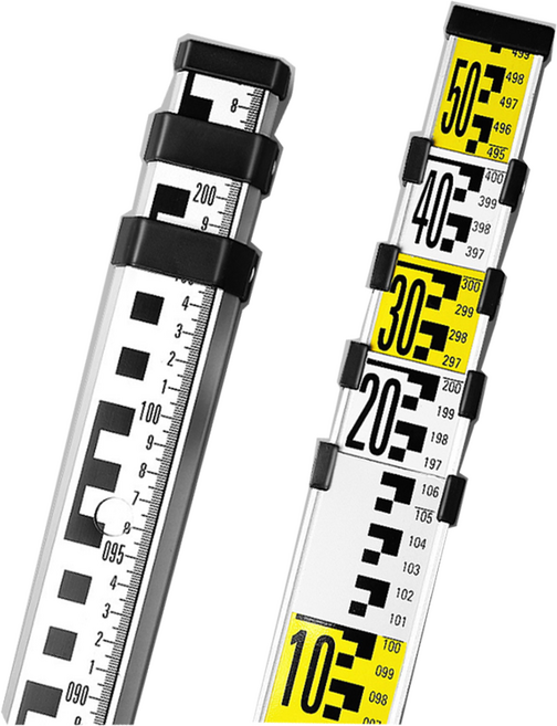 DIT 알루미늄 합금 5m 스타프 측량막대 5미터, A- DIT 스타프, A-1 DST-50, 1개