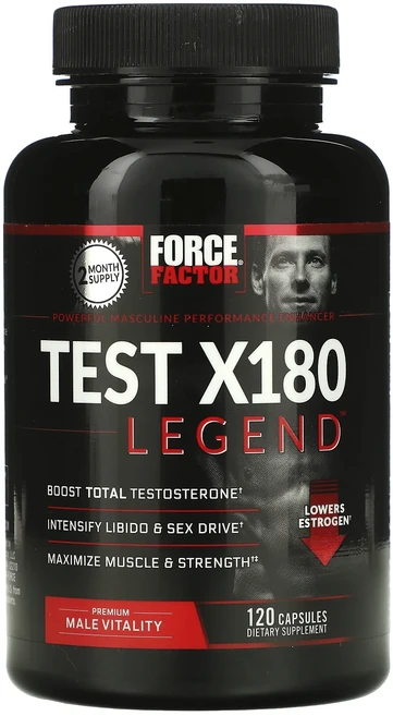 절실히 몸관리가필요한시기 Force Factor Test X180 Legend™ 캡슐 120정 프리미엄할인상품입니다, ForceFactorTestX180Legend캡슐120, 1 - 쿠팡