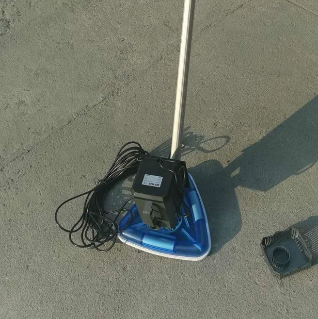 수영장 진공 청소기 펜션 바닥 부유물 흡입 물때 목욕탕, 200W 10m 전선 삼각판, 1개