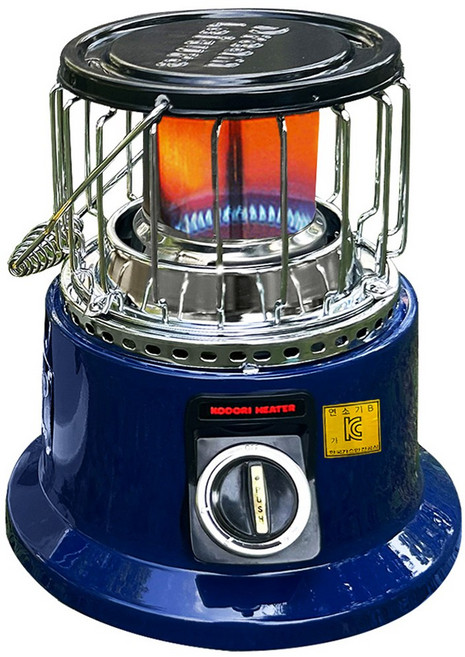 차원이 다른 따뜻한 드림레저 코돌이 캠핑히터 산소결핍장치, 프리미엄 코돌이 캠핑히터_네이비, 1개