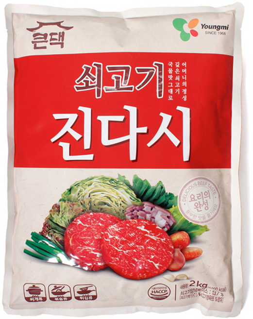 쇠고기다시 영미 2kg 업소용 조미료 다시다 식자재, 18개